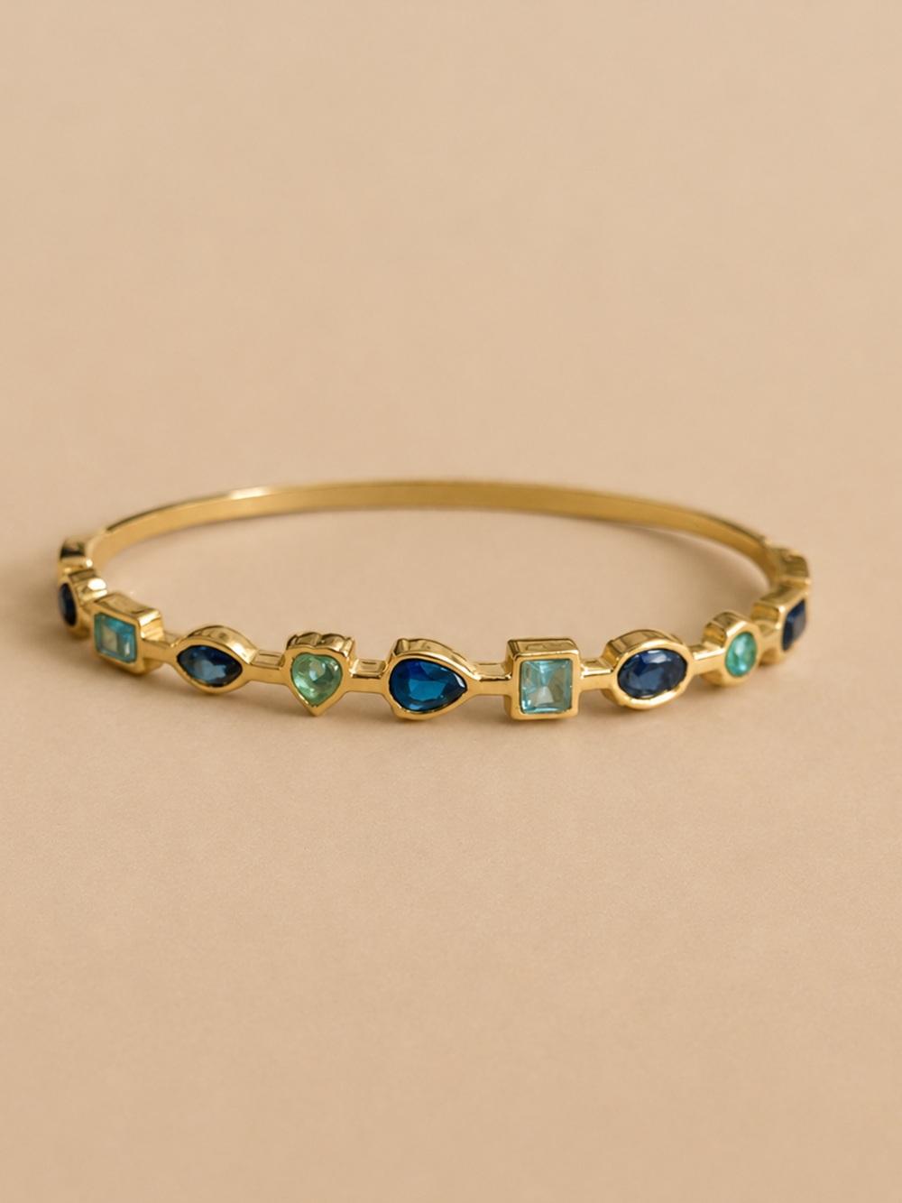 Blue Gemstone bangle D227